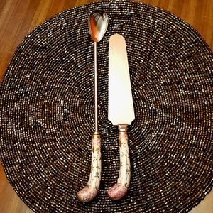 UNIQUE PASTRY KNIFE & LONG MIXING SPOON